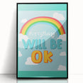 Children’s Learning Art Print – Everything Will Be OK Motivational Poster