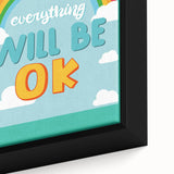 Children’s Learning Art Print – Everything Will Be OK Motivational Poster