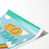 Children’s Learning Art Print – Everything Will Be OK Motivational Poster