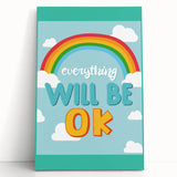 Children’s Learning Art Print – Everything Will Be OK Motivational Poster