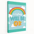 Children’s Learning Art Print – Everything Will Be OK Motivational Poster