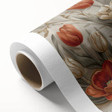 Floral Bear - Kids Room Wall Art Canvas and Framed Options