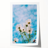 Extra large rolled print of spring-themed floral art with vibrant green and pink tones, ideal for dining room wall decor.
