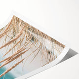 Extra large wall art featuring line art flowers in black on white, rolled canvas print, suitable for large living room decor.