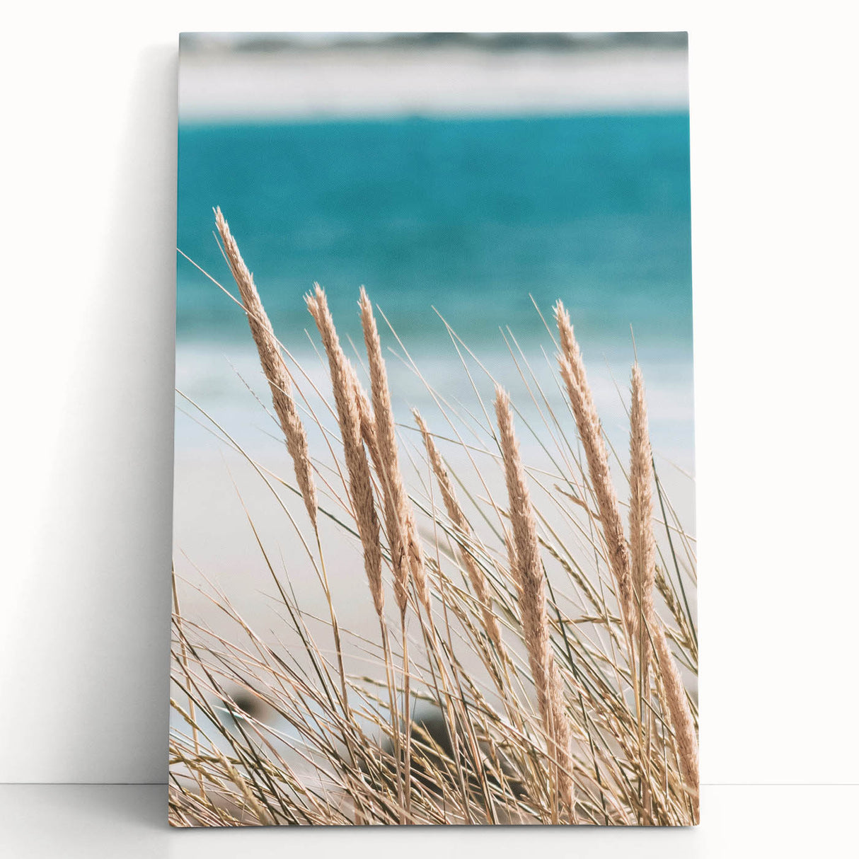 Large black and white abstract art on stretched canvas, ideal for kitchen wall art or bedroom decor.