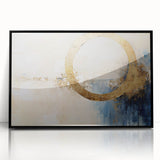 Framed wall art showcasing abstract strokes in black and white, designed with a modern aesthetic. Perfect for contemporary home decor or office spaces.