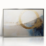 Framed abstract wall art showcasing dynamic silver strokes on a textured background, perfect for modern decor and enhancing interior aesthetics.