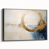 Framed wall art featuring abstract strokes in black and white, showcasing a modern design with a sleek side view, perfect for contemporary home decor.