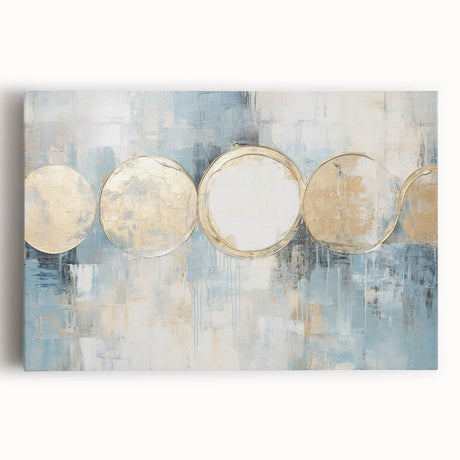 Abstract strokes wall art on stretched canvas showcasing vibrant colors and dynamic patterns, perfect for modern home decor. Ideal for enhancing living spaces.