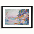 La Calanque" by Paul Signac - Pointillist Coastal Landscape