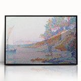 La Calanque" by Paul Signac - Pointillist Coastal Landscape