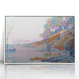 La Calanque" by Paul Signac - Pointillist Coastal Landscape