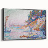 La Calanque" by Paul Signac - Pointillist Coastal Landscape