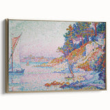 La Calanque" by Paul Signac - Pointillist Coastal Landscape
