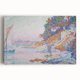 La Calanque" by Paul Signac - Pointillist Coastal Landscape