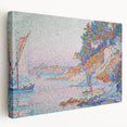 La Calanque" by Paul Signac - Pointillist Coastal Landscape