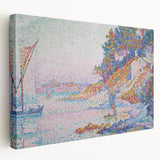 La Calanque" by Paul Signac - Pointillist Coastal Landscape
