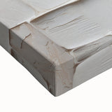 Close-up of abstract strokes wall art on stretched canvas, showcasing vibrant colors and dynamic textures, ideal for modern home decor.