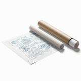 Modern Marine-Inspired Wall Art – Abstract Ctenophore Design