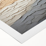 Abstract wall art featuring a vibrant composition of colorful strokes on rolled canvas, ideal for modern decor. Perfectly packaged in a protective cardboard tube.