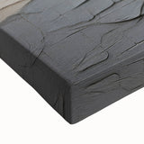 Abstract strokes wall art on a stretched canvas, showcasing vibrant colors and dynamic textures in a modern design, perfect for contemporary home decor.