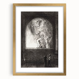 Modern Wall Art – Odilon Redon’s "Light" in Black and White
