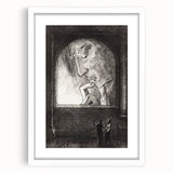Modern Wall Art – Odilon Redon’s "Light" in Black and White