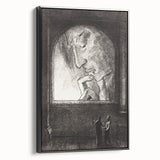 Modern Wall Art – Odilon Redon’s "Light" in Black and White