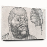 Perseus" by Paul Klee - Symbolic Surrealist Etching