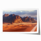 Landscape artwork showcasing dramatic cliffs and serene ocean waves, printed on high-quality canvas. Perfect for home décor, adds a touch of nature's beauty to any space.