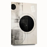 Custom Dining Room Wall Decor - Black & White Geometric Print