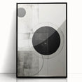 Custom Dining Room Wall Decor - Black & White Geometric Print