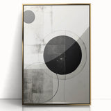 Custom Dining Room Wall Decor - Black & White Geometric Print