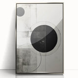 Custom Dining Room Wall Decor - Black & White Geometric Print