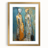 Abstract Human Figures - Modern Canvas Wall Art for Living Room