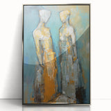 Abstract Human Figures - Modern Canvas Wall Art for Living Room