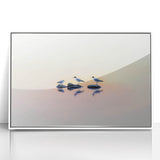 Professional Office Art - Minimalist Seagull Reflection Print