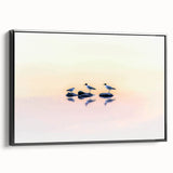 Professional Office Art - Minimalist Seagull Reflection Print