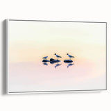 Professional Office Art - Minimalist Seagull Reflection Print