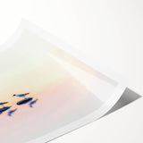 Professional Office Art - Minimalist Seagull Reflection Print