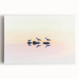 Professional Office Art - Minimalist Seagull Reflection Print