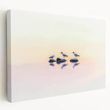 Professional Office Art - Minimalist Seagull Reflection Print