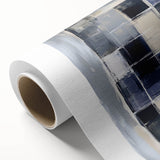 Minimalist Abstract Wall Art – Grid Silence in Muted Gray Tones