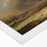 Baroque Art Dark Landscape with Trees and Fields - Classic Art