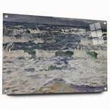 Expressionist Seascape – Gray Day at the Sea Canvas Print