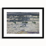 Expressionist Seascape – Gray Day at the Sea Canvas Print
