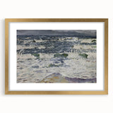 Expressionist Seascape – Gray Day at the Sea Canvas Print