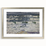 Expressionist Seascape – Gray Day at the Sea Canvas Print