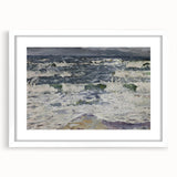 Expressionist Seascape – Gray Day at the Sea Canvas Print