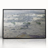 Expressionist Seascape – Gray Day at the Sea Canvas Print